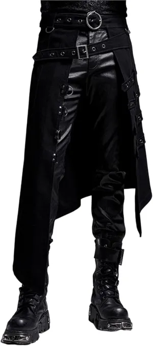Mens Casual Pants Dress Pants Trend Gothic Punk Solid Color Hiking Joggers Slim Fit Comfortable Baggy Comfy Pant
