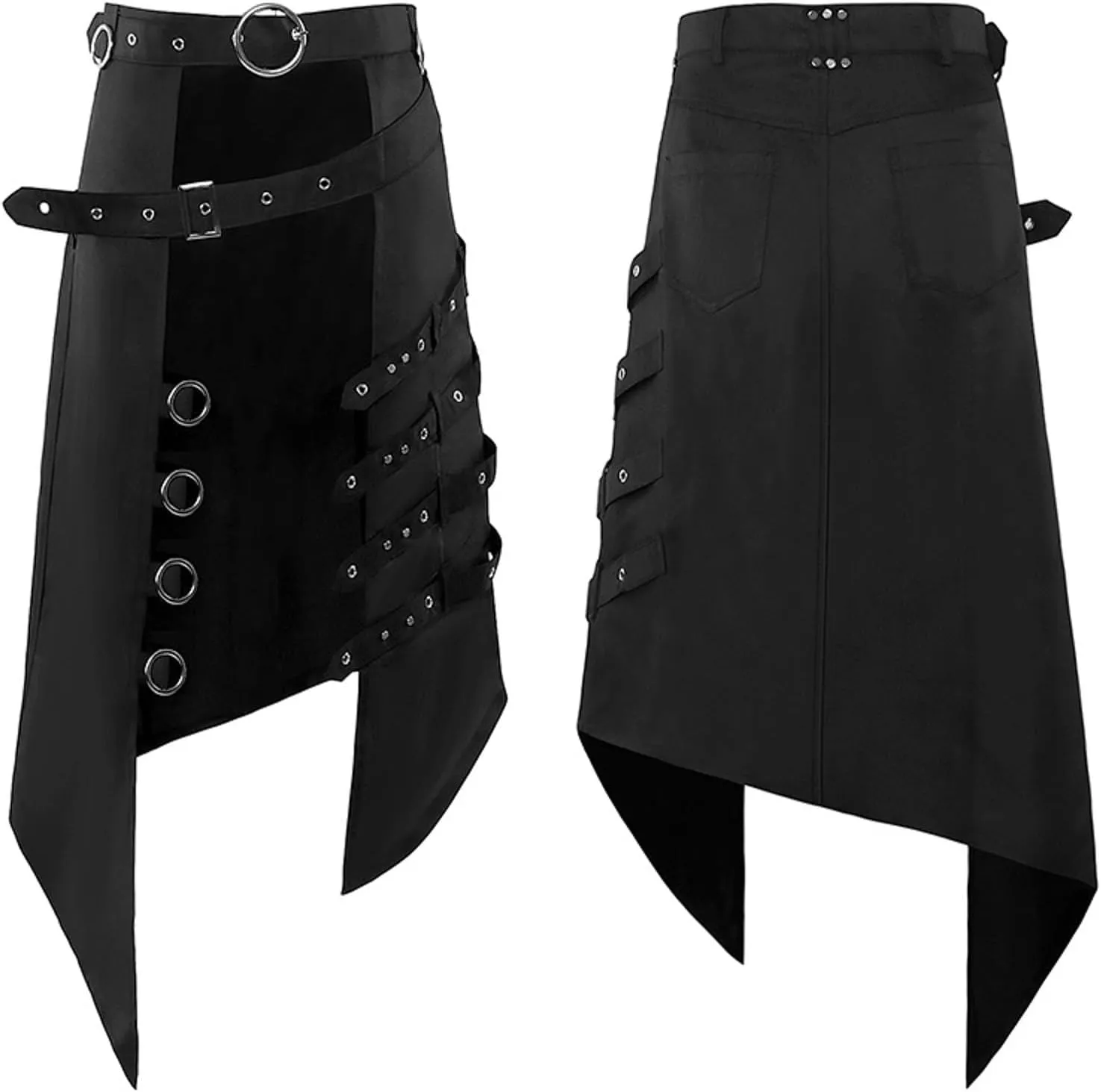 Mens Casual Pants Dress Pants Trend Gothic Punk Solid Color Hiking Joggers Slim Fit Comfortable Baggy Comfy Pant