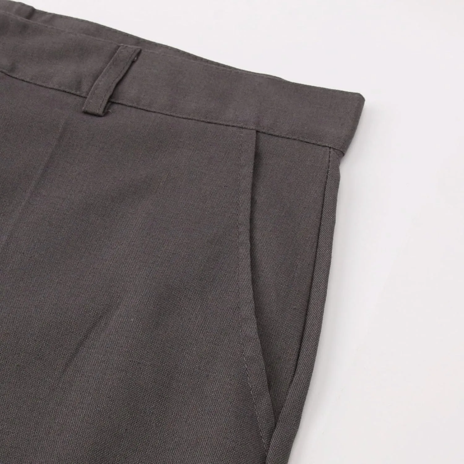 Men's Pants Linen Pants Solid Color Straight Business Summer Casual Comfortable Beach Fashion Slim Fit Dress Pant