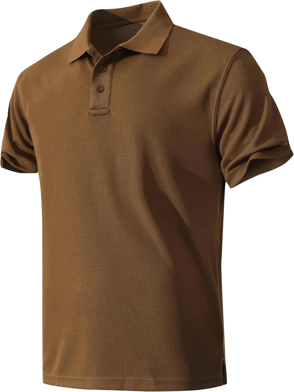 Men's Quick-Dry Active Polo Shirts Short Sleeve Performance for Golf Tennis Daily Casual Collared T-Shirt