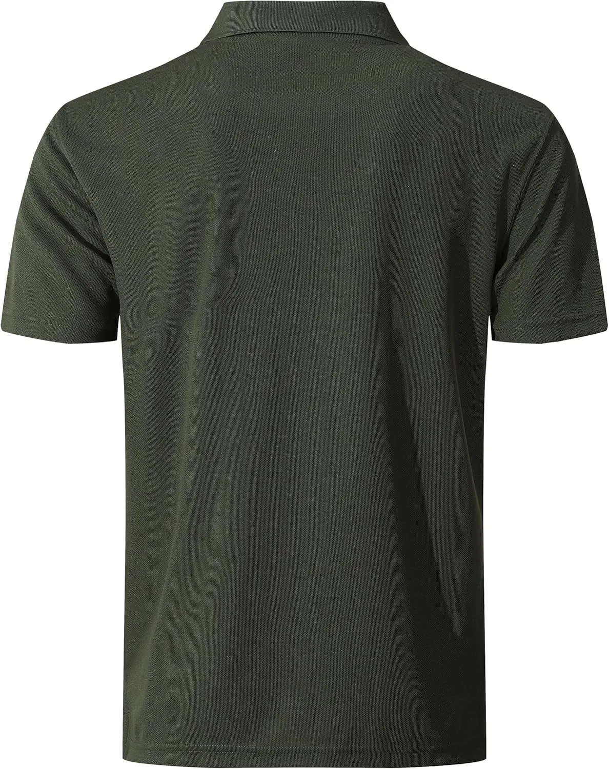 Men's Quick-Dry Active Polo Shirts Short Sleeve Performance for Golf Tennis Daily Casual Collared T-Shirt