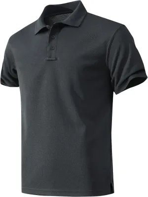 Men's Quick-Dry Active Polo Shirts Short Sleeve Performance for Golf Tennis Daily Casual Collared T-Shirt