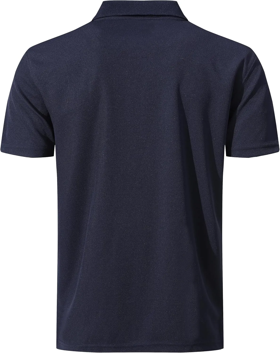 Men's Quick-Dry Active Polo Shirts Short Sleeve Performance for Golf Tennis Daily Casual Collared T-Shirt