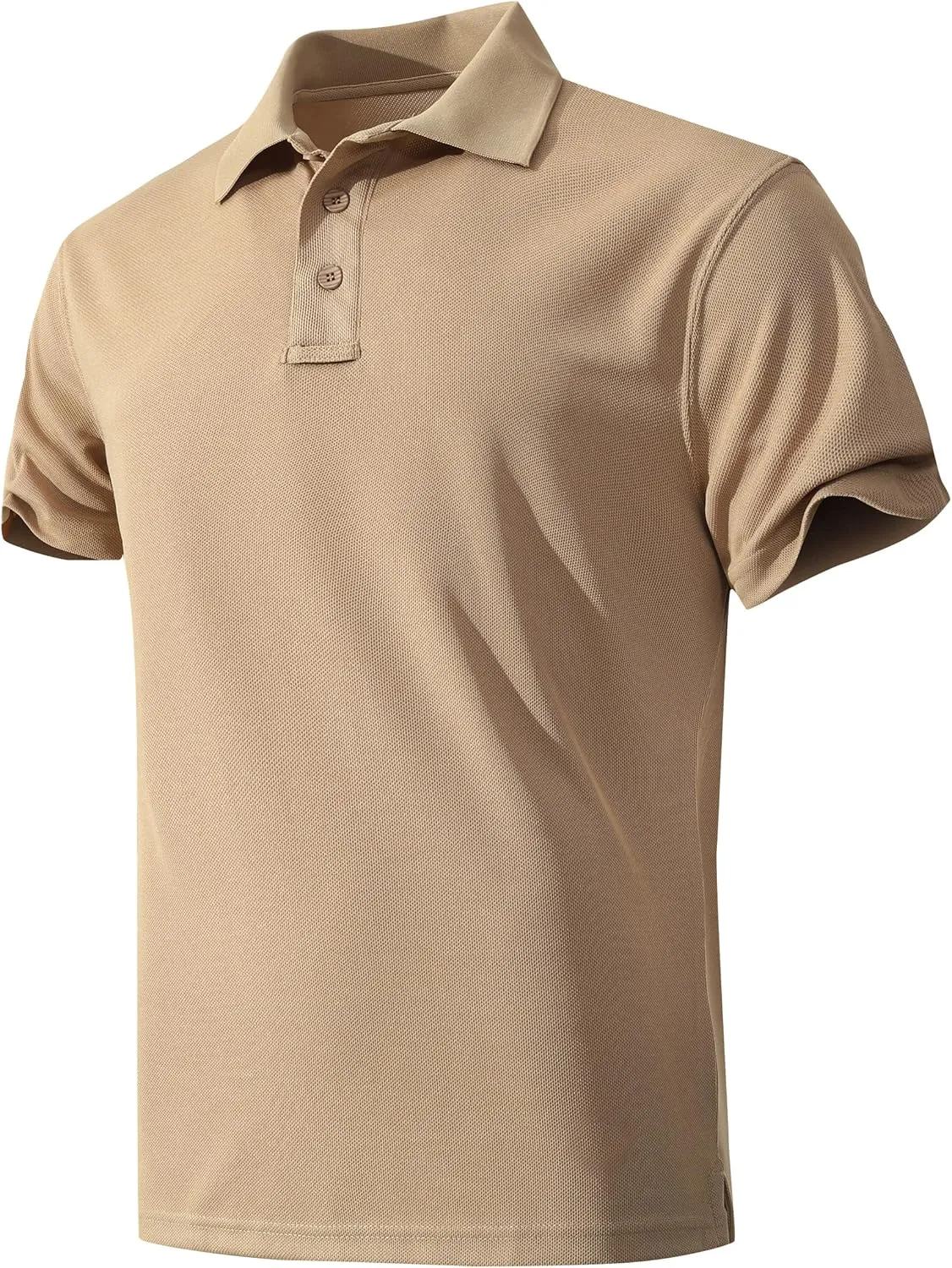Men's Quick-Dry Active Polo Shirts Short Sleeve Performance for Golf Tennis Daily Casual Collared T-Shirt