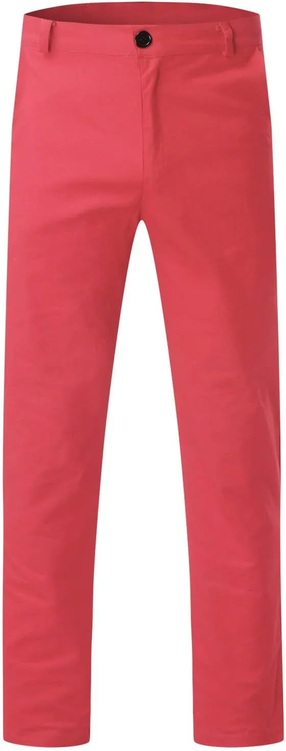 Mens Slim Fit Skinny Chino Pants Solid Tapered Stretchy Casual Trousers for Men Comfort Flat Front Dress Pants for Work