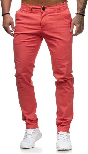Mens Slim Fit Skinny Chino Pants Solid Tapered Stretchy Casual Trousers for Men Comfort Flat Front Dress Pants for Work
