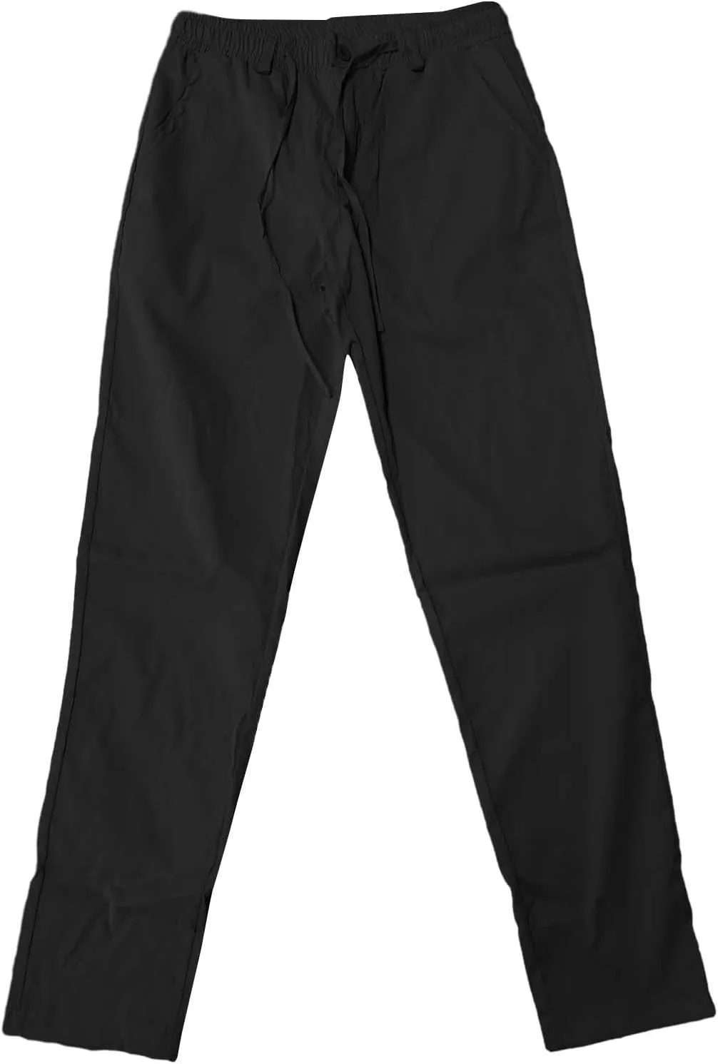 Mens Slim Fit Stretchy Casual Pants with Drawstrings Breathable Tapered Chino Pants for Work Flat Front Casual Golf Pant