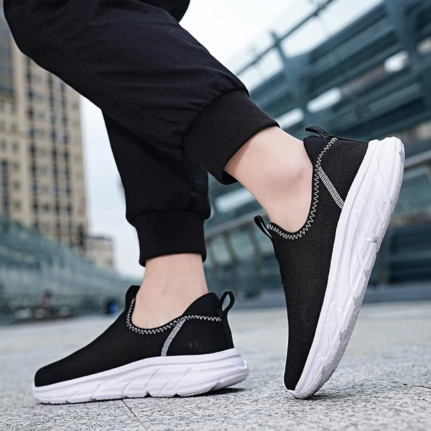 Mens Slip on Shoes Mens Athletic Shoes Walking Shoe for Men Sneaker for Men Casual Athletic Gym Sneaker