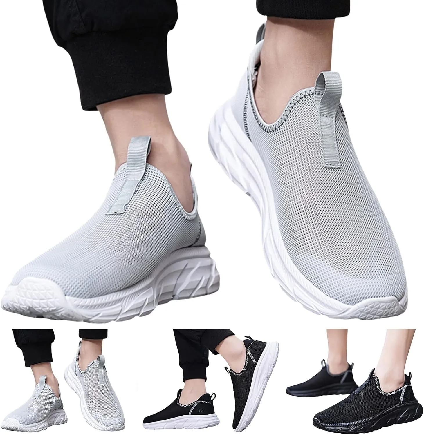Mens Slip on Shoes Mens Athletic Shoes Walking Shoe for Men Sneaker for Men Casual Athletic Gym Sneaker