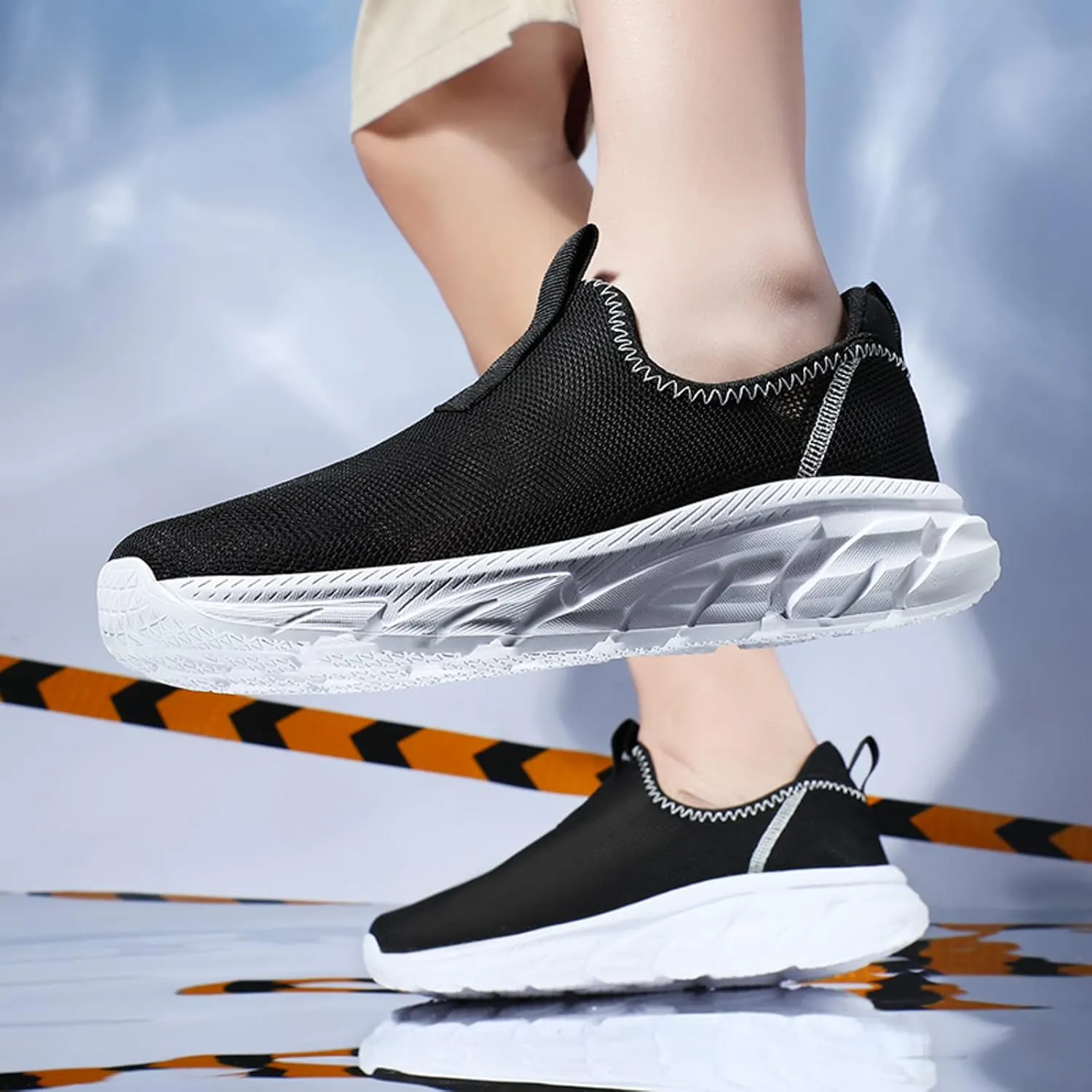 Mens Slip on Shoes Mens Athletic Shoes Walking Shoe for Men Sneaker for Men Casual Athletic Gym Sneaker