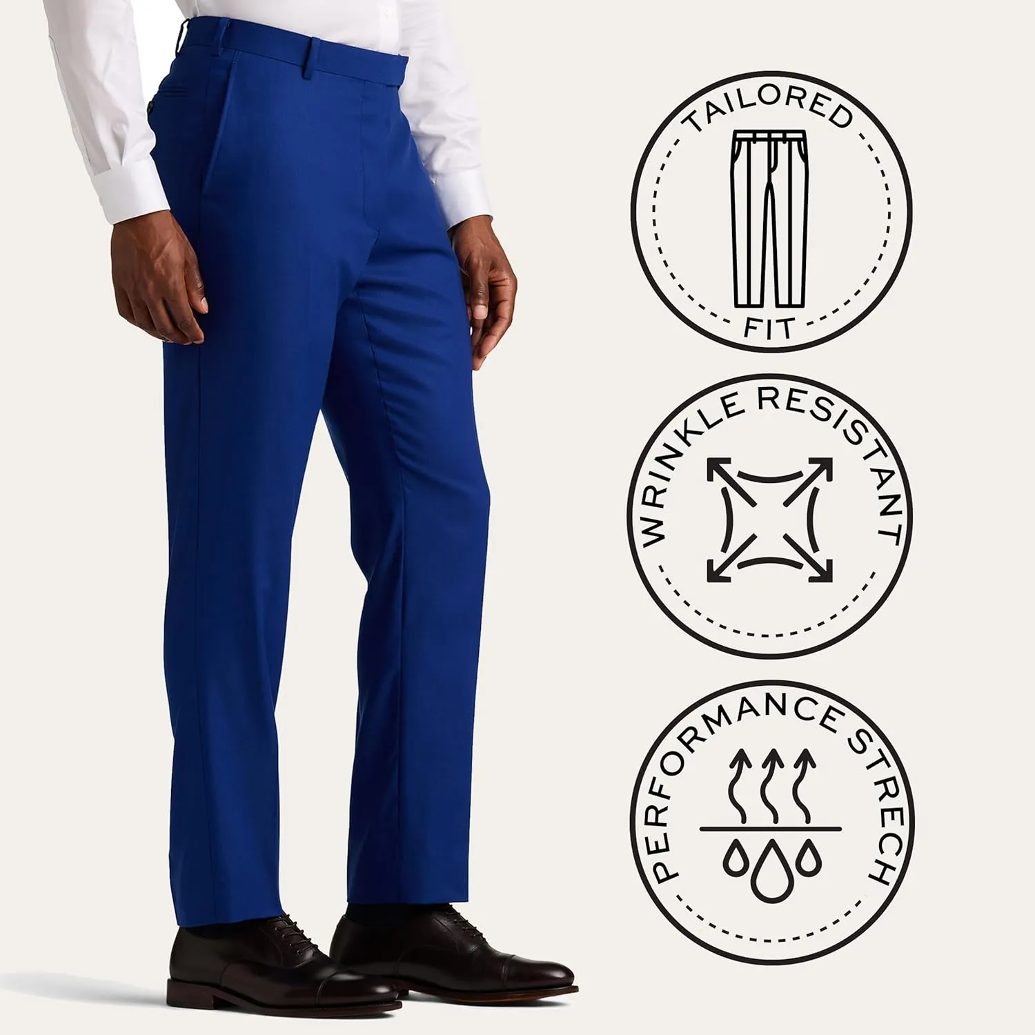 Mercantile Trouser Tailored Fit - Premium Quality Suit Pants for Men, Stylish and Elegant Formal Suit for Men