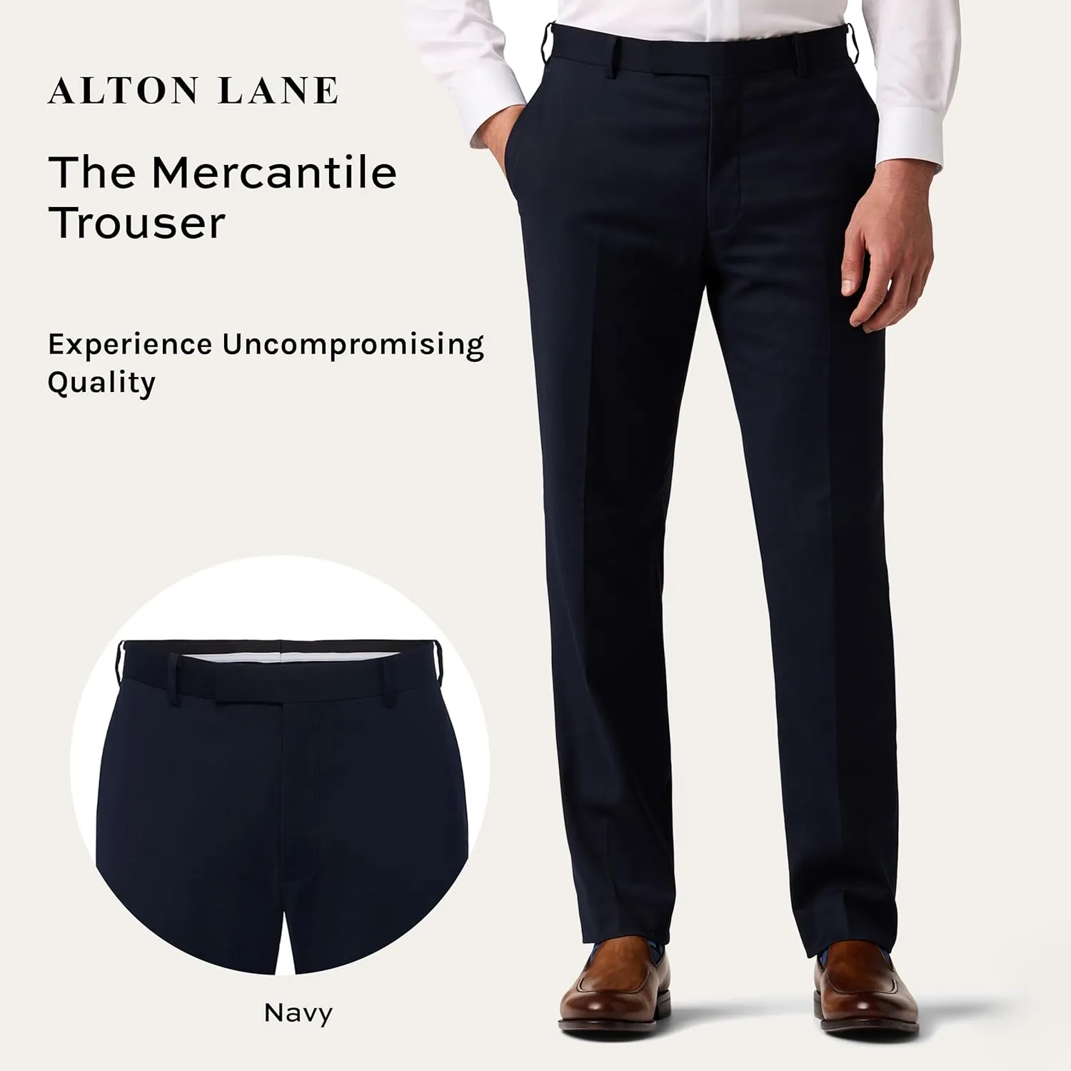Mercantile Trouser Tailored Fit - Premium Quality Suit Pants for Men, Stylish and Elegant Formal Suit for Men