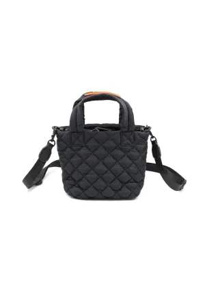 Micro Quilted Convertible Handbag