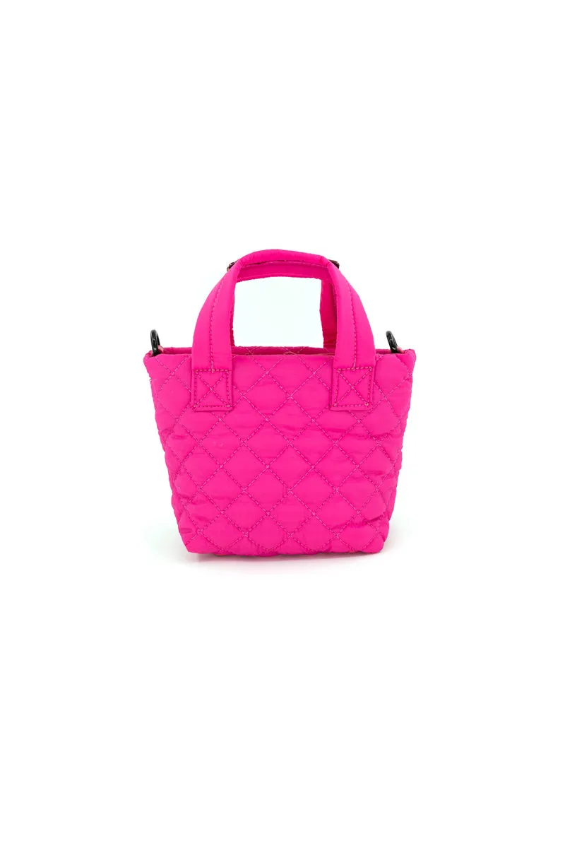 Micro Quilted Convertible Handbag