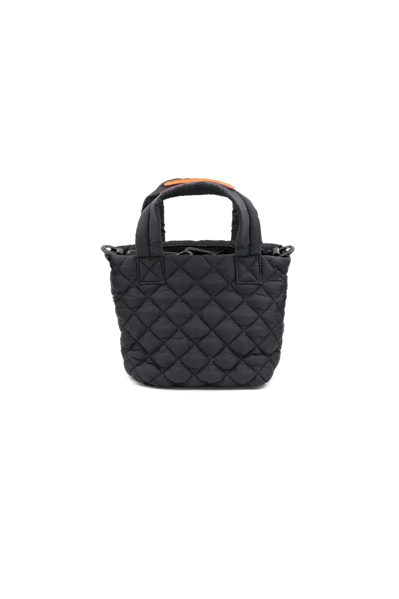 Micro Quilted Convertible Handbag