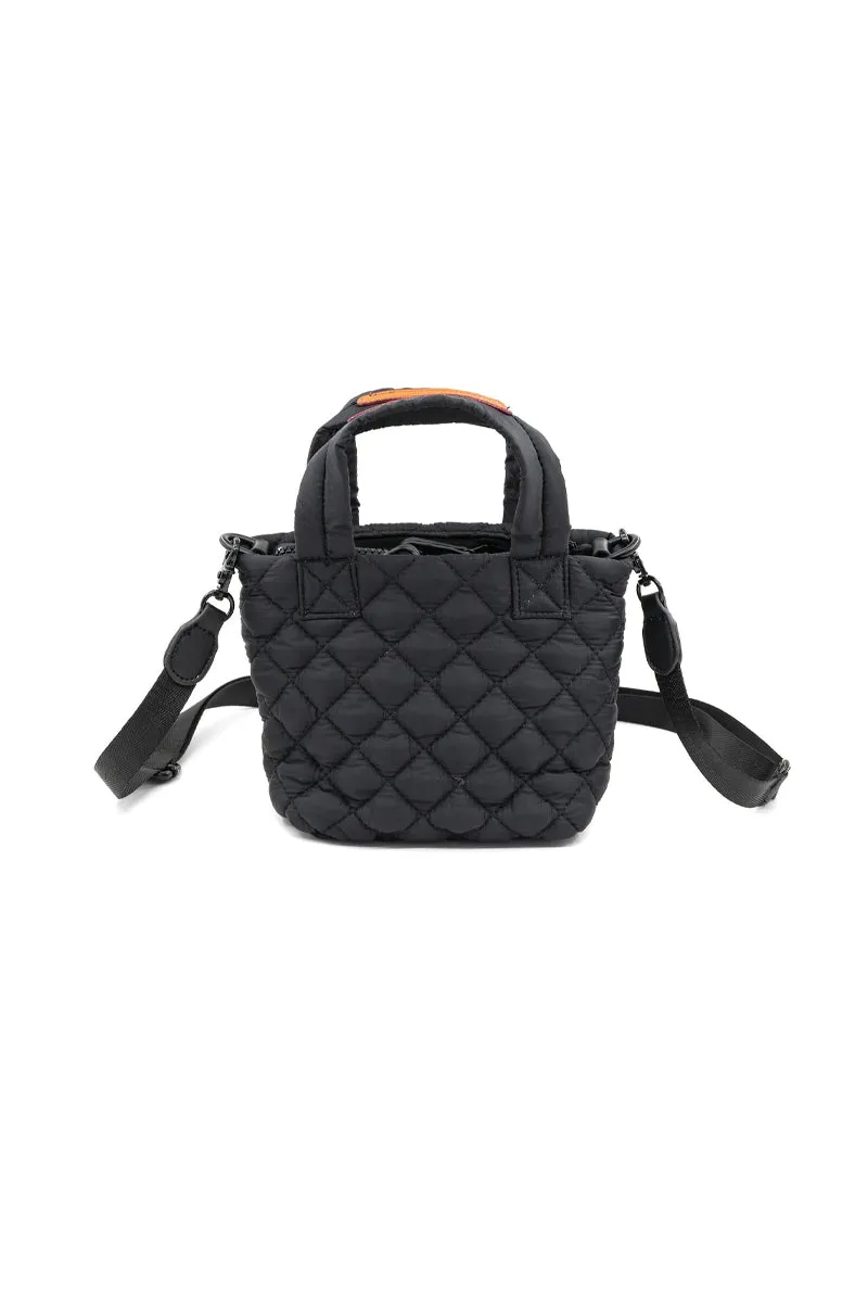 Micro Quilted Convertible Handbag
