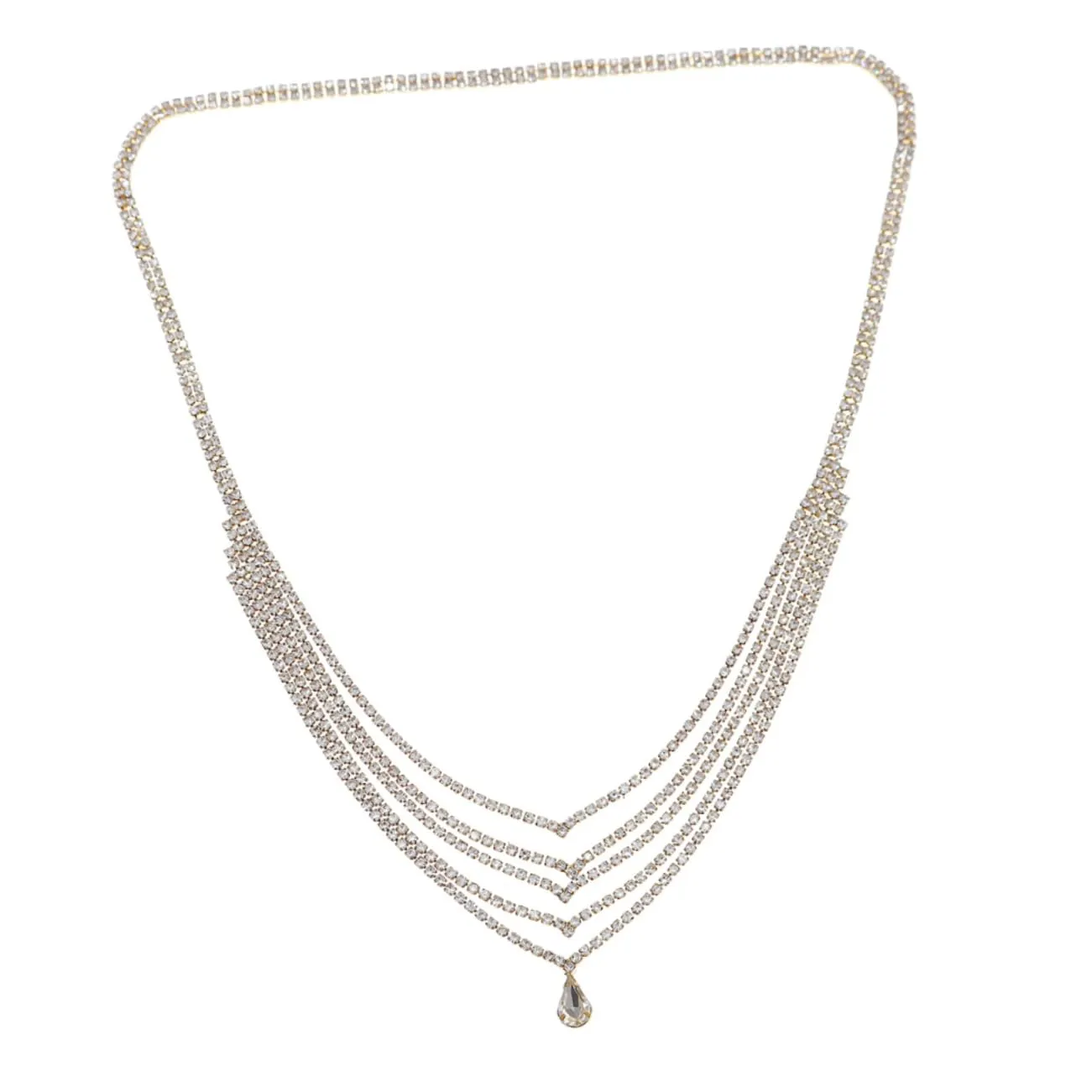 Mikinona Sparkling Rhinestone Forehead Chain Head Jewelry for Women Bridal Accessory Decorative Head Jewelry