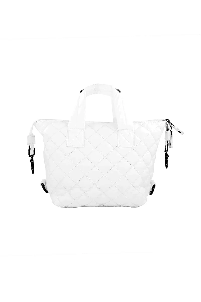 Mini Quilted Convertible Handbag