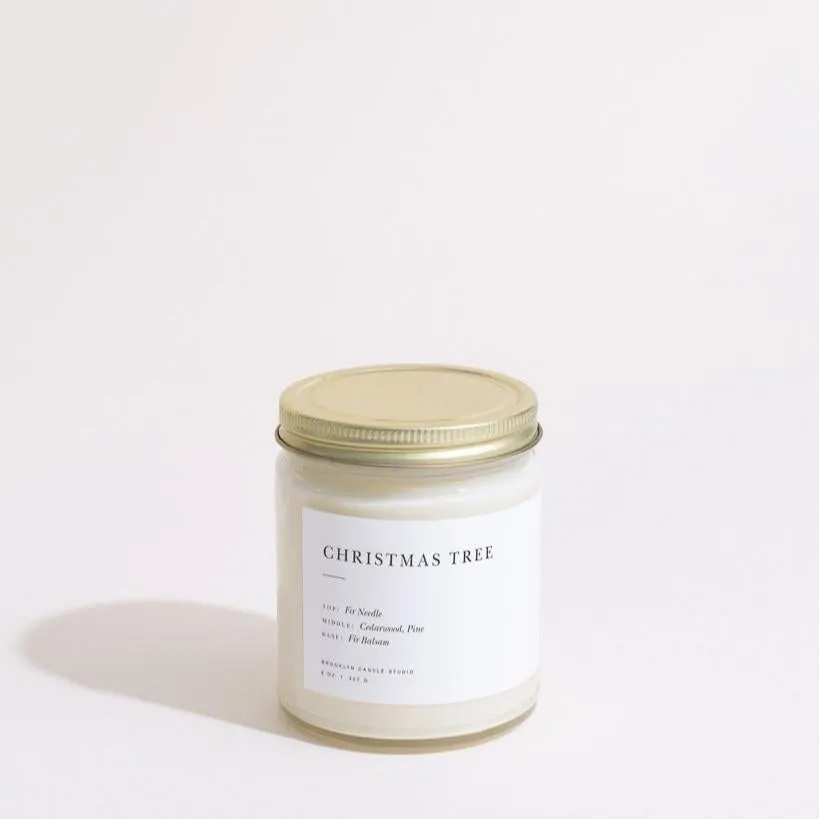 Minimalist Candle (Christmas Tree)