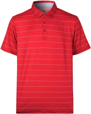 MOHEEN Golf Shirts for Men Lightweight Dry Fit Print Moisture Wicking Performance Short Sleeve Sports Polo Shirt