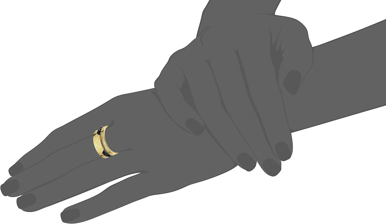 Noir Jewelry Hiss Ring