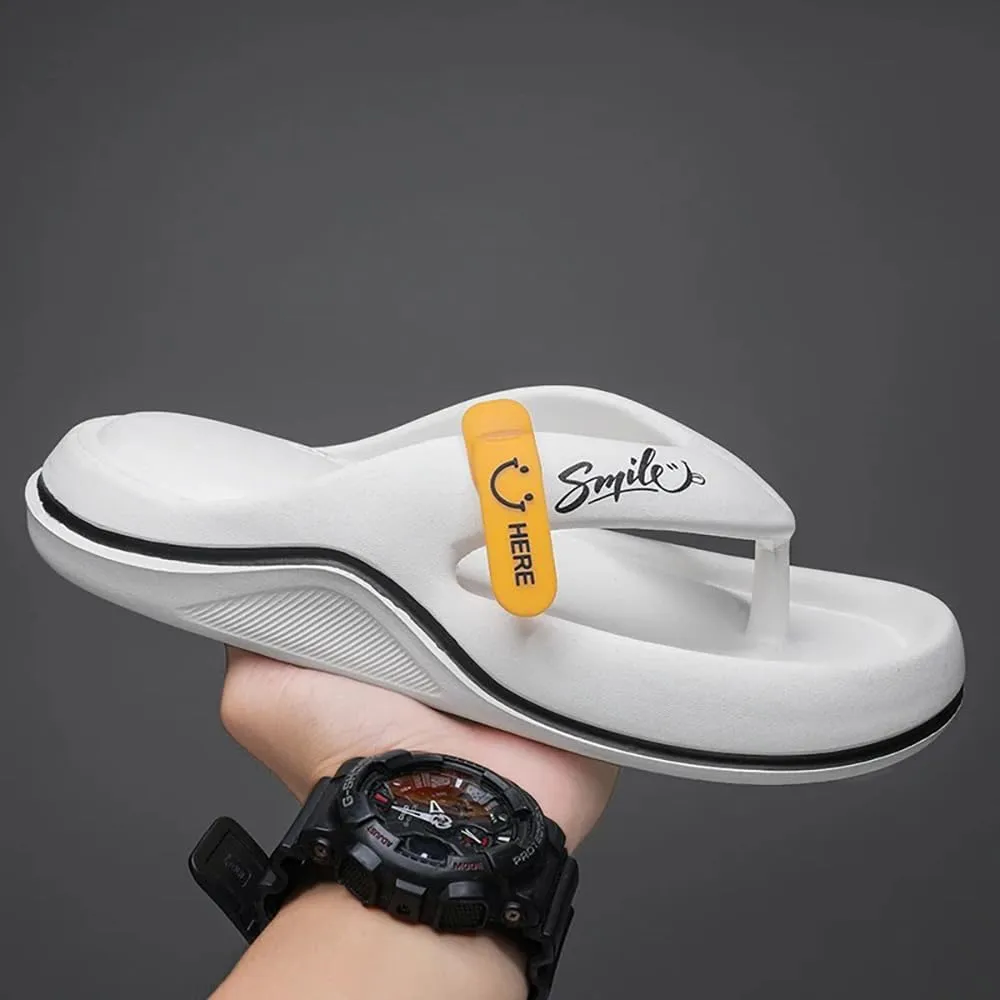 OBABO Flip Flops Mens Thong Sandals Summer 2025 New Men Shoes Thick Bottom EVA Non-slip Slide Slippers Outdoor Indoor Couples Shoes