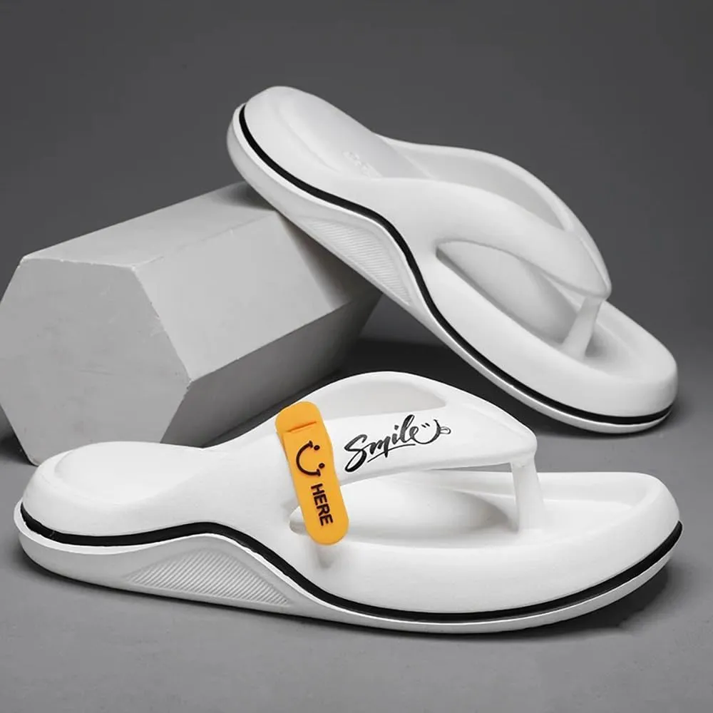 OBABO Flip Flops Mens Thong Sandals Summer 2025 New Men Shoes Thick Bottom EVA Non-slip Slide Slippers Outdoor Indoor Couples Shoes