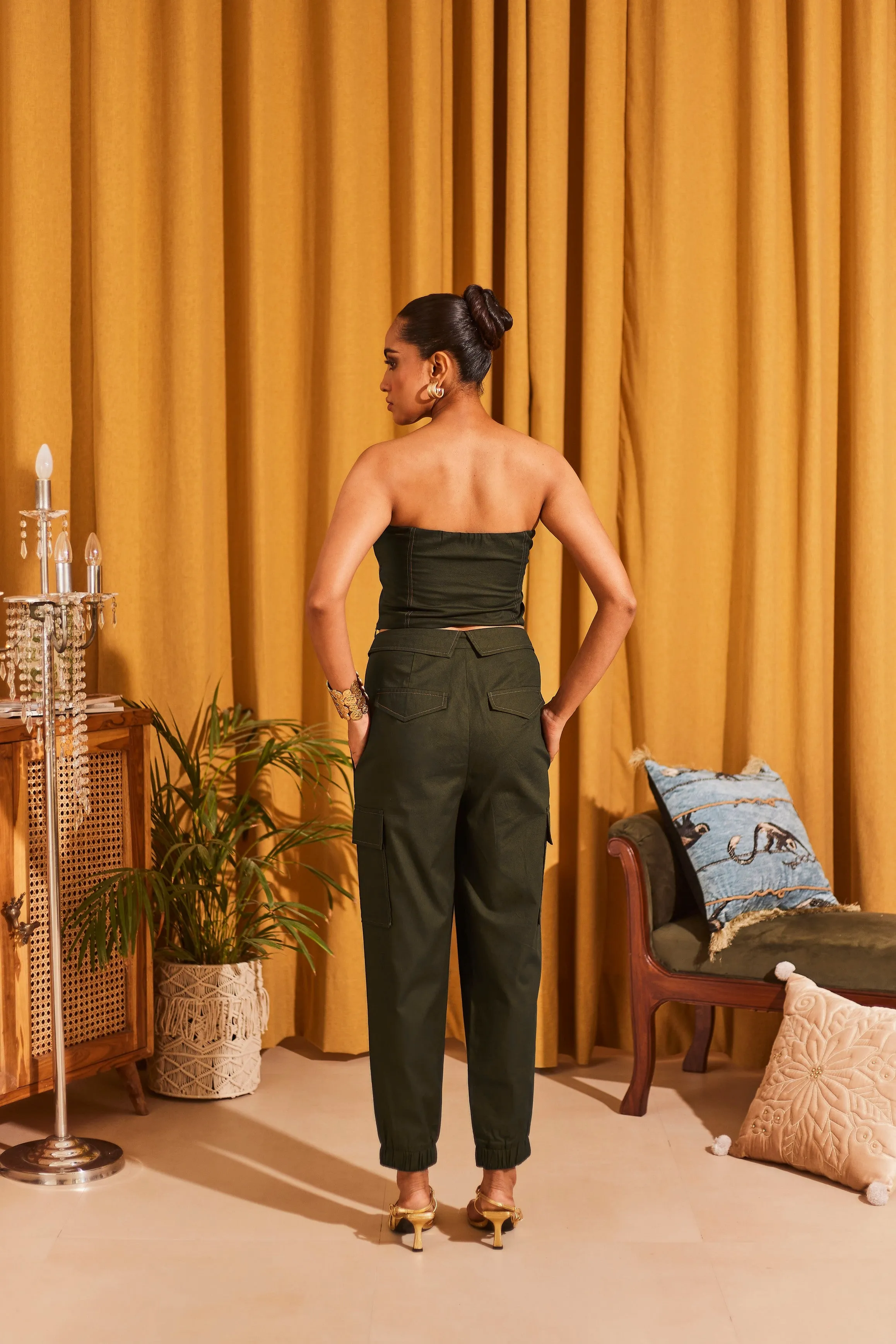 Olive Cargo Trouser