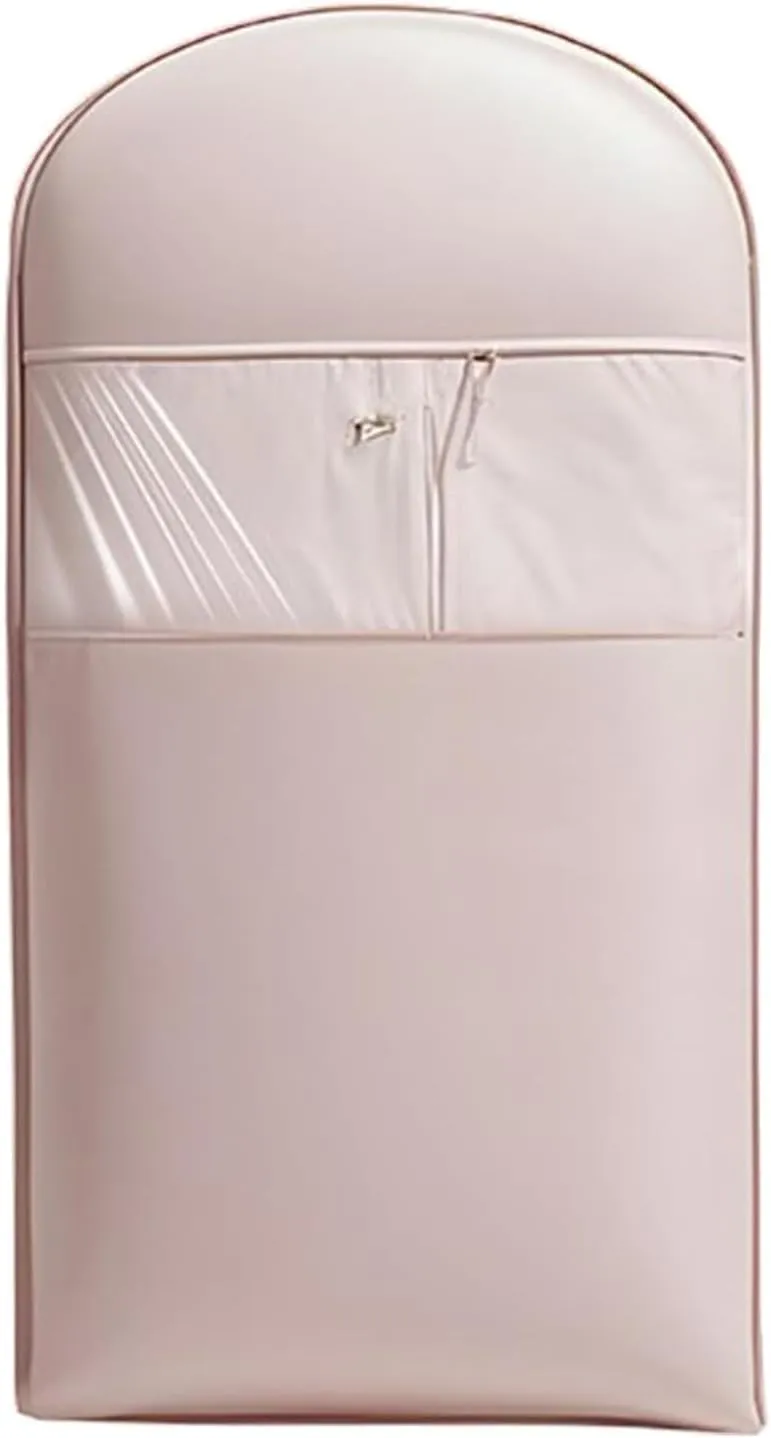 Otherwise Garment Bag, 2025 Space Saving Hanging Garment Bag with Self Compression Zipper, Compression Garment Bags For Hanging Clothes Save Space (Pink,XL)