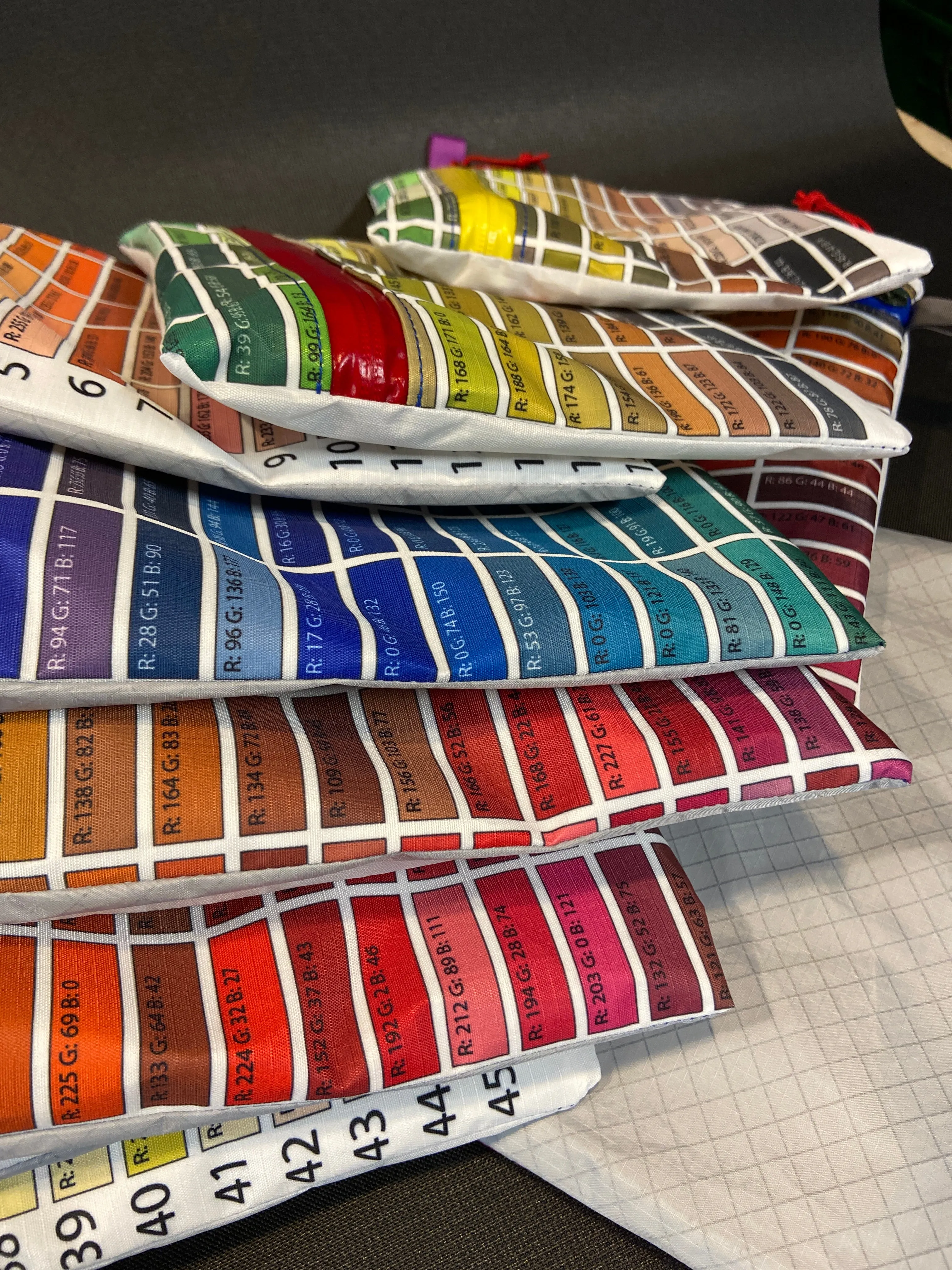 Pantone zip bags