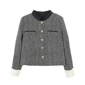 Pre Order:  Herringbone Short Tweed Jacket