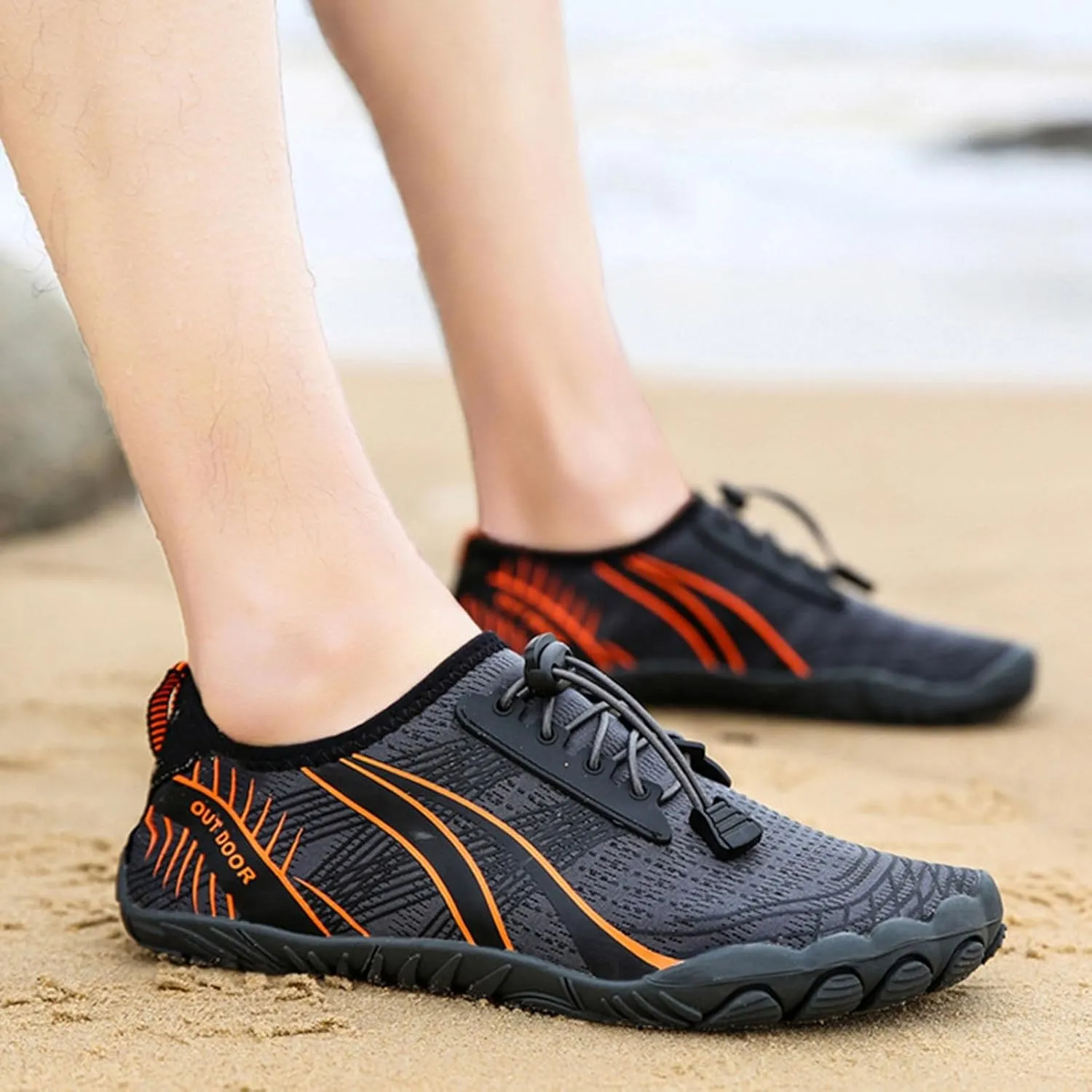 Quick Dry Water Shoes Women Men Barefoot Aqua Beach Swim Pool Surf Yoga Hiking Breathable Non Slip Lightweight Wide Toe Outdoor Sports