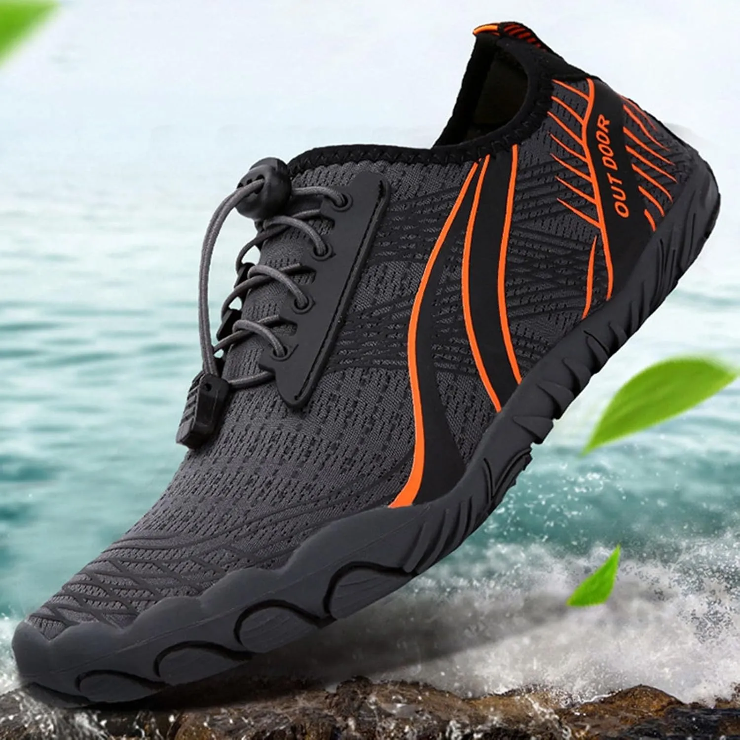 Quick Dry Water Shoes Women Men Barefoot Aqua Beach Swim Pool Surf Yoga Hiking Breathable Non Slip Lightweight Wide Toe Outdoor Sports