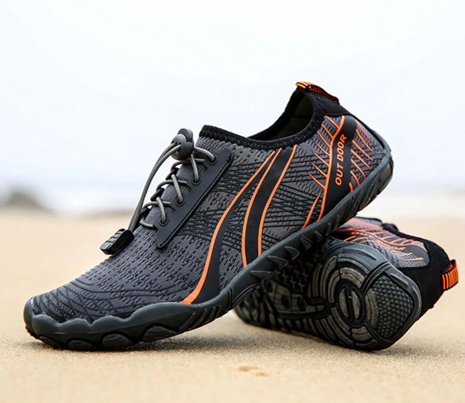 Quick Dry Water Shoes Women Men Barefoot Aqua Beach Swim Pool Surf Yoga Hiking Breathable Non Slip Lightweight Wide Toe Outdoor Sports