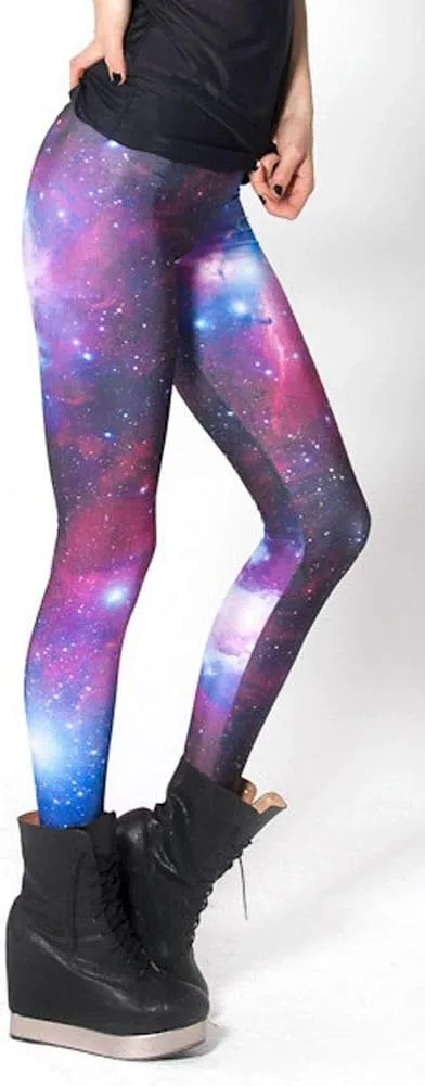 QZUnique Women's Ankle Length Footless Elastic Leggings Yoga Pants