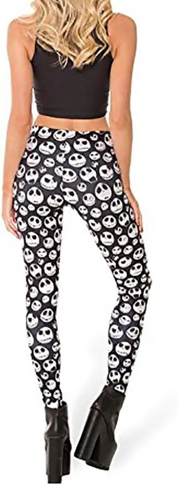 QZUnique Women's Ankle Length Footless Elastic Leggings Yoga Pants