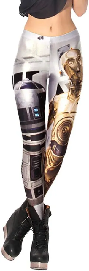 QZUnique Women's Ankle Length Footless Elastic Leggings Yoga Pants