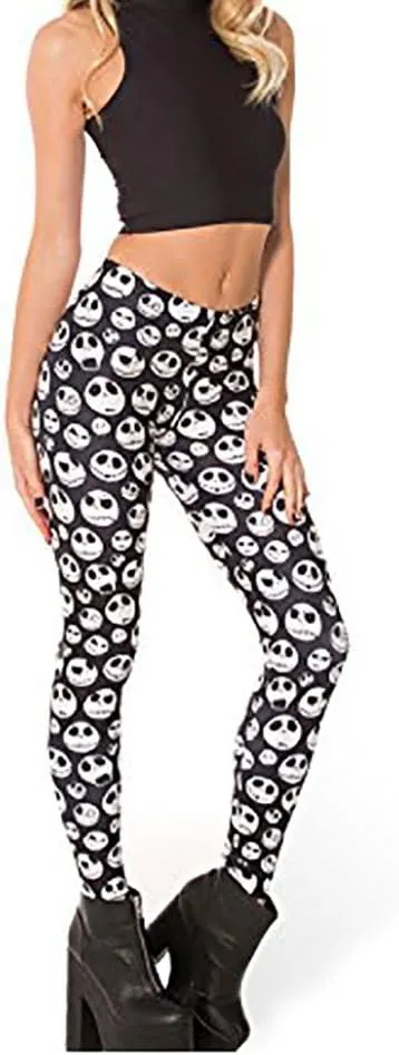 QZUnique Women's Ankle Length Footless Elastic Leggings Yoga Pants