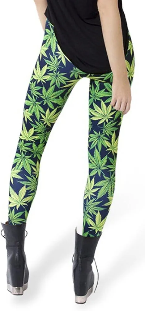 QZUnique Women's Ankle Length Footless Elastic Leggings Yoga Pants