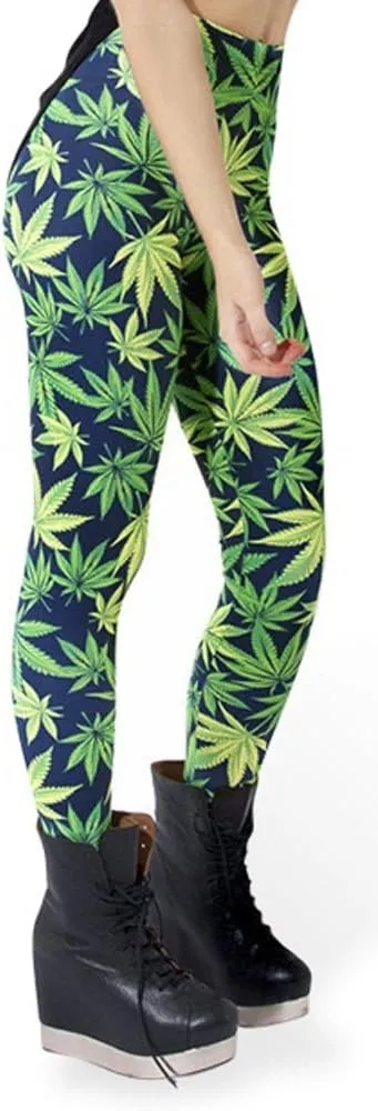 QZUnique Women's Ankle Length Footless Elastic Leggings Yoga Pants