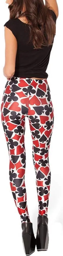 QZUnique Women's Ankle Length Footless Elastic Leggings Yoga Pants