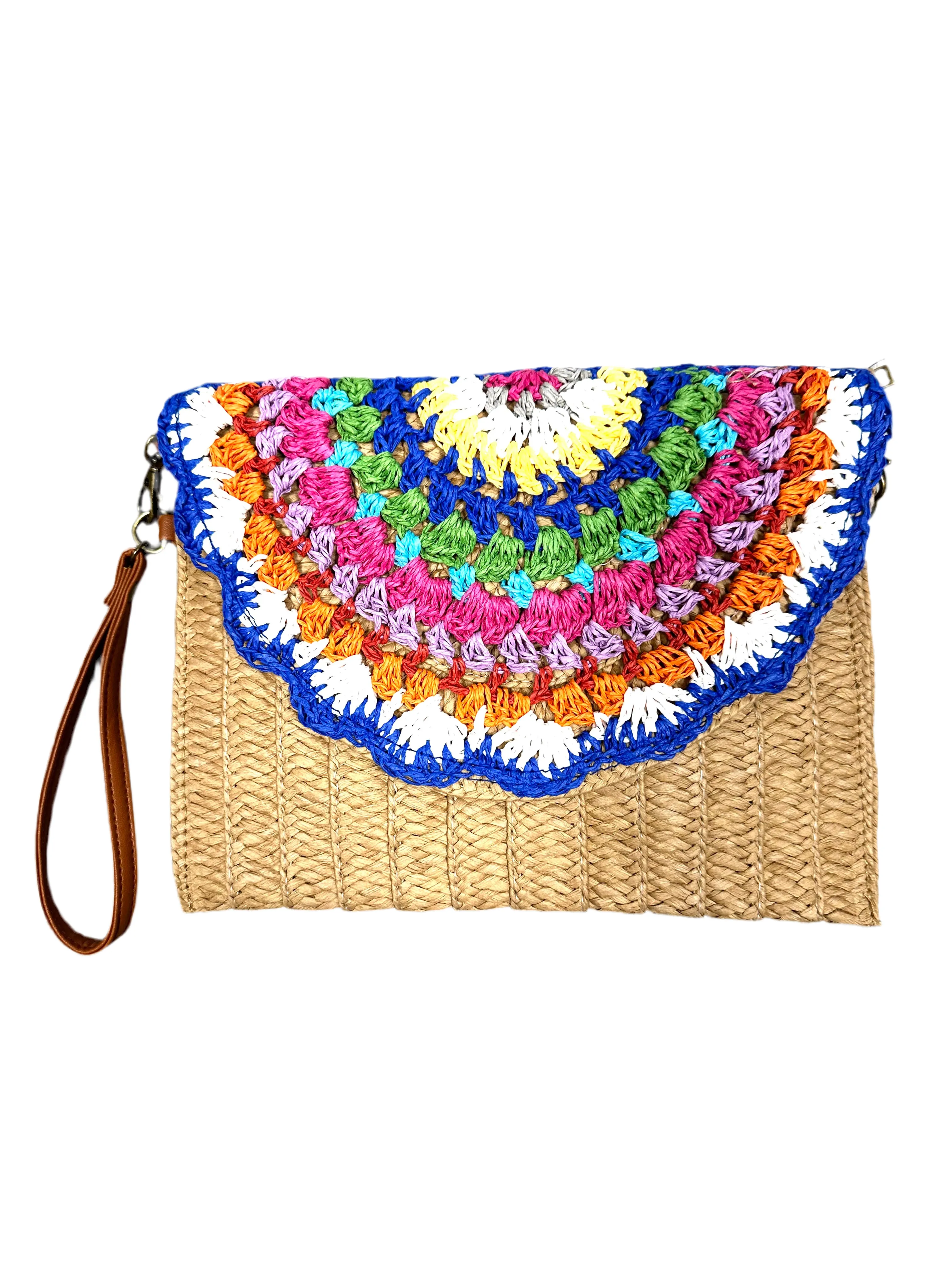 Rainbow Crochet Clutch