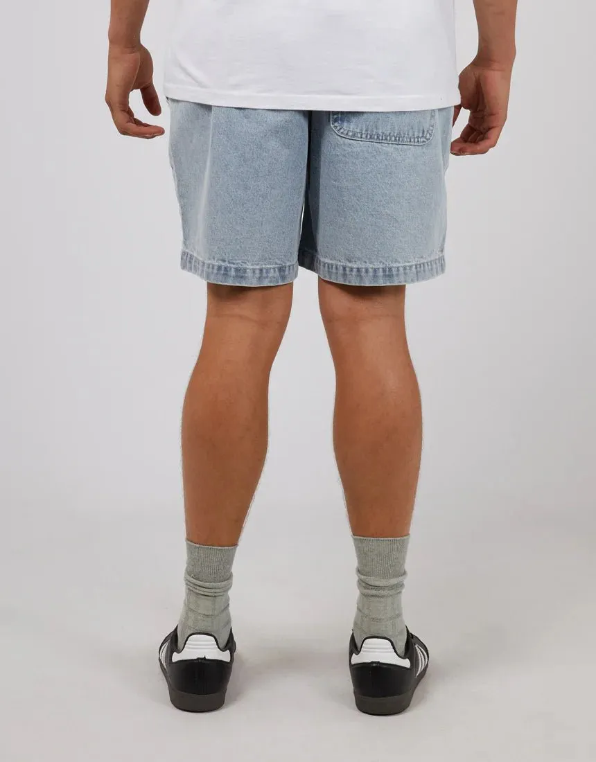 Rider Denim Short - Bleach Blue