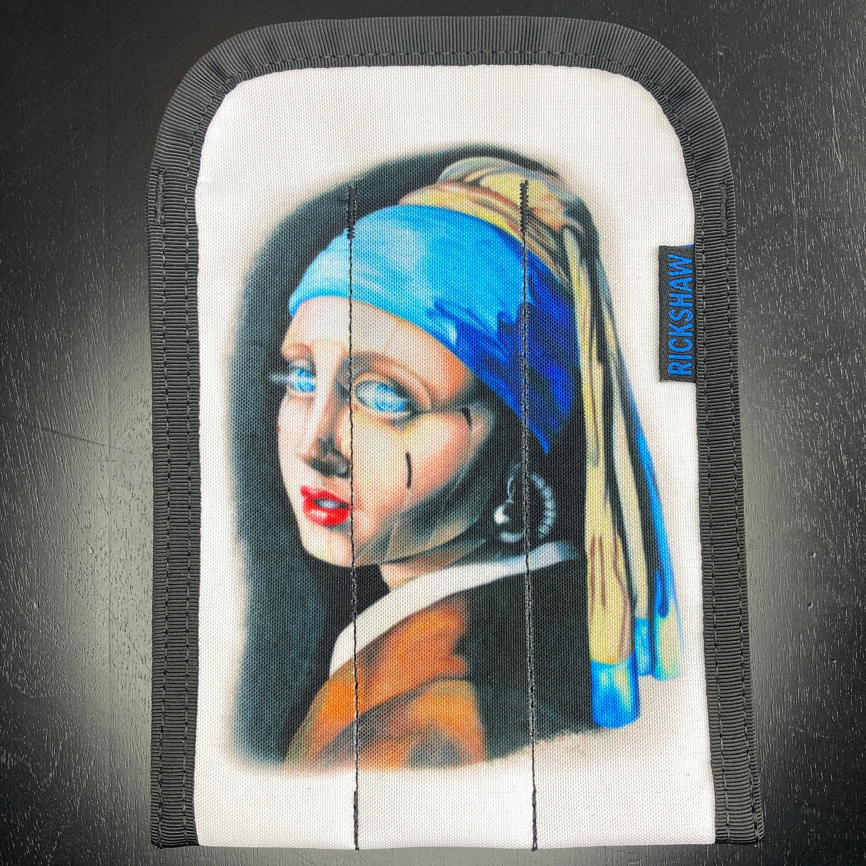 Robot with a Pearl Earring Pen Coozy