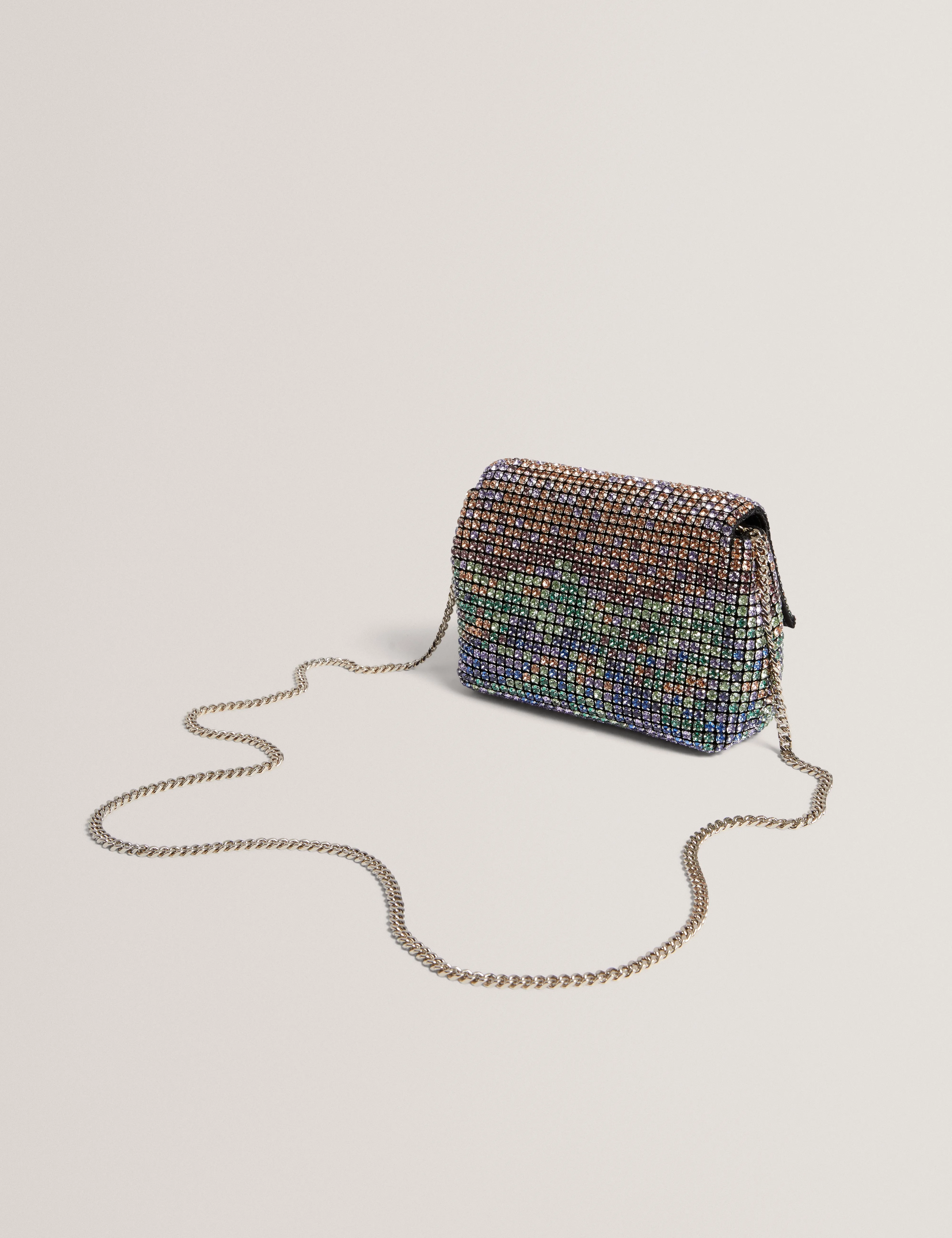 Seurat Crystal Mini Crossbody Bag Multicol