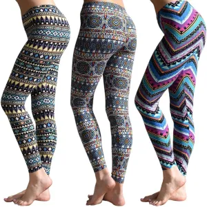 Sexy Basics Women's Ultra Soft Brushed Skinny Pant Long Leggings - One Size Fits Most S-XL, 2X-3X-Multi Packs