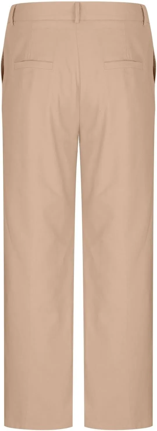 Slim Fit Linen Pants for Men Business Casual Trousers Stretch Comfortable Summer Office Travel Dress Pants