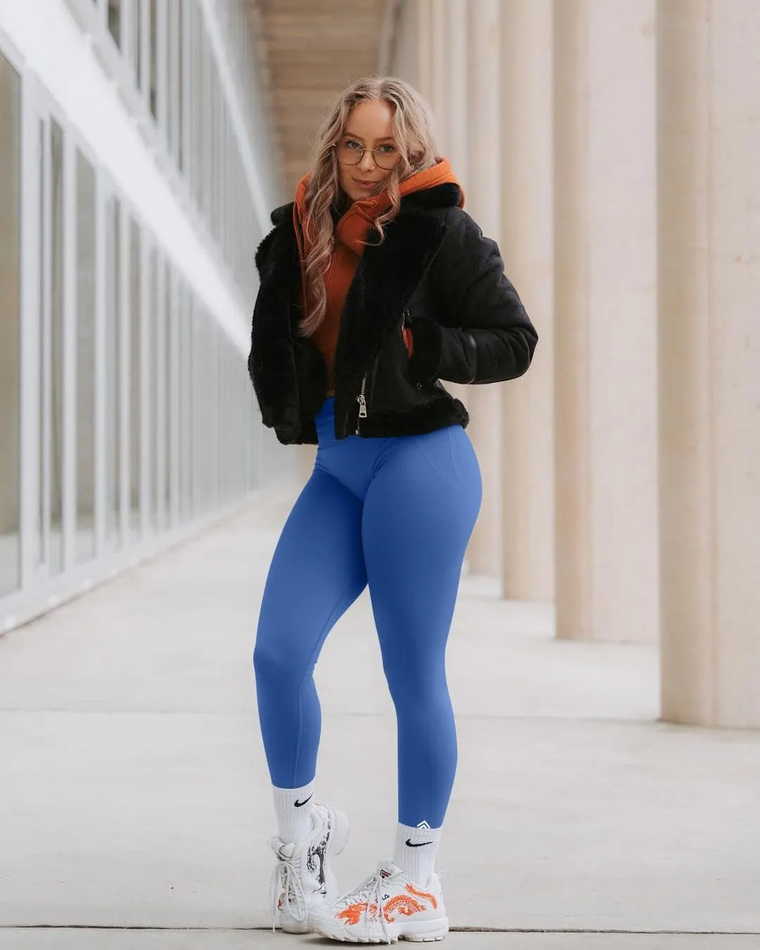Soul Collection Seamless Scrunch Effortless Leggings Workout Regular Length