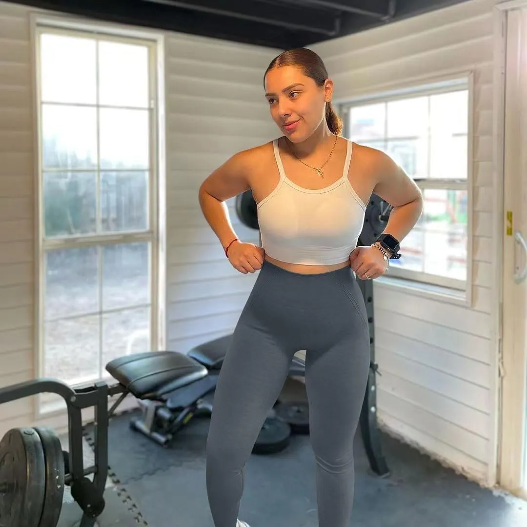 Soul Collection Seamless Scrunch Effortless Leggings Workout Regular Length