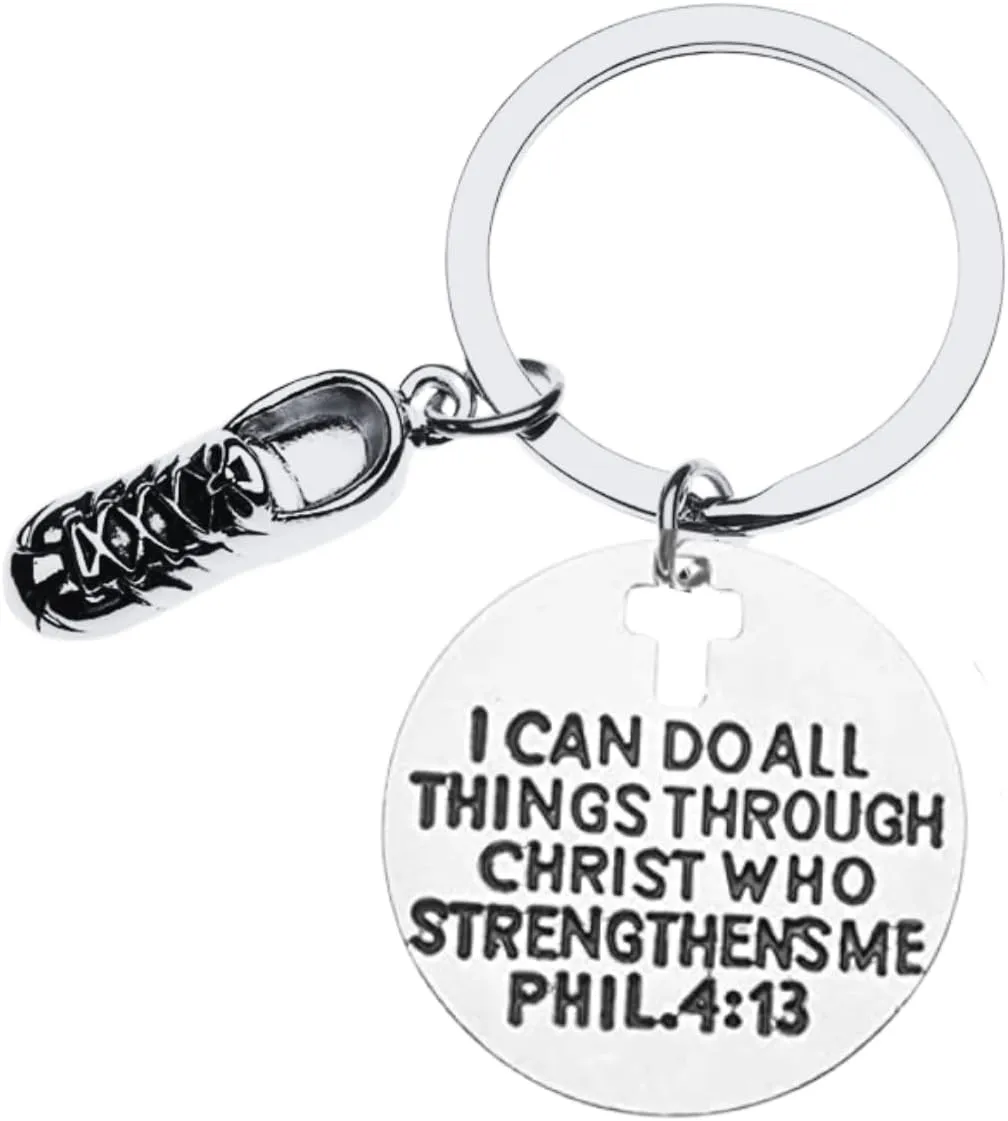 Sportybella Runner Keychain, Runner Jewelry, Keychain Accessories, Running Jewelry for Women, Teens and Girls